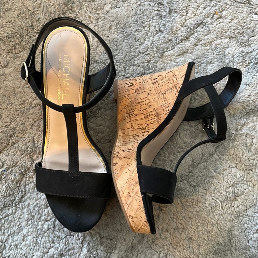 Michael Shannon wedge heels size 7.5